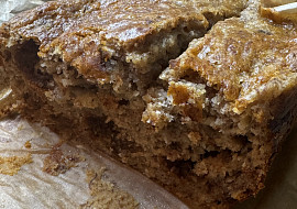 Zdravý banánový chlebík