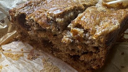 Zdravý banánový chlebík