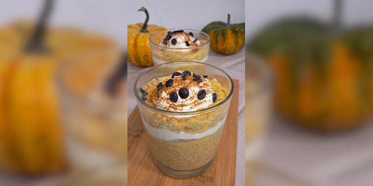 Chia pudink à la dýňový koláč