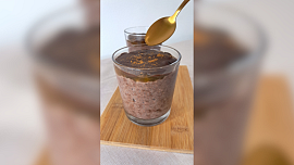 Chia pudink à la sacher dort