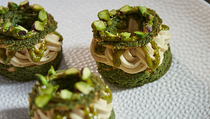 Extra pistáciový Paris-Brest podle Heleny Fléglové