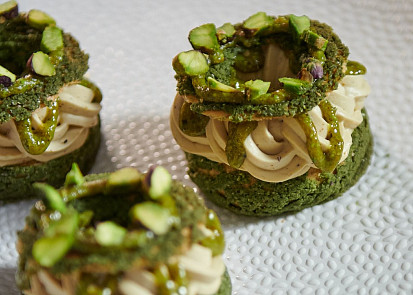 Extra pistáciový Paris-Brest podle Heleny Fléglové