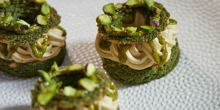 Extra pistáciový Paris-Brest podle Heleny Fléglové