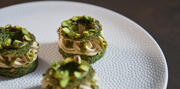 Extra pistáciový Paris-Brest podle Heleny Fléglové