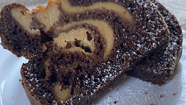 Kakaová bábovka s tvarohem