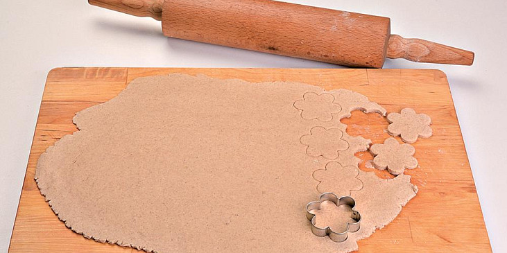 Linecké kytičky z pohankové mouky