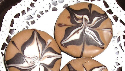 Skořicové s kytičkou