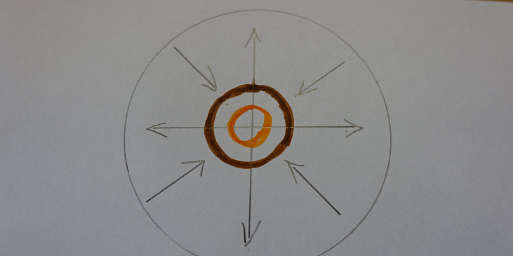 Skořicové s kytičkou