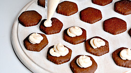 Čokoládová kolečka s mandlemi