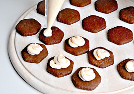 Čokoládová kolečka s mandlemi