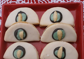 Kočičí oči z lineckého těsta