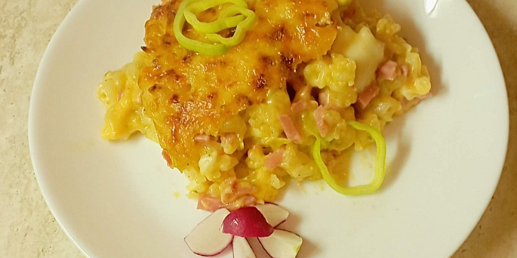 Mac&cheese se šunkou