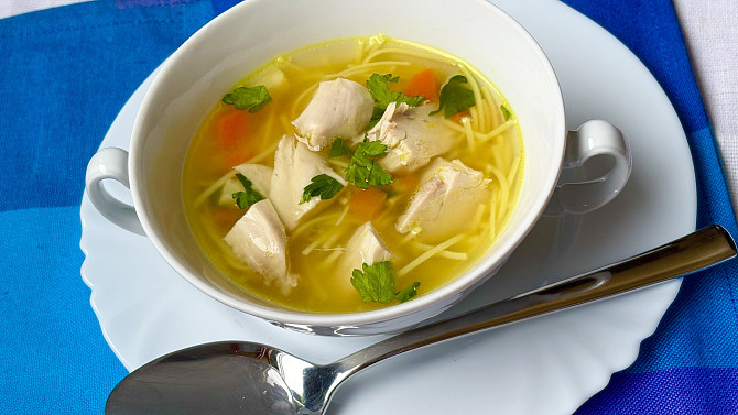 Slepičí polévka se zázvorem z PH