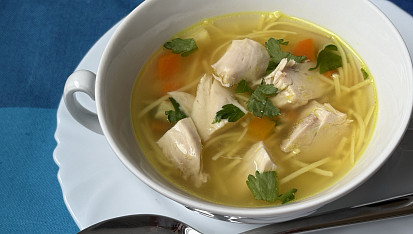 Slepičí polévka se zázvorem z PH