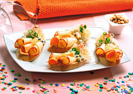 Sýrové chlebíčky