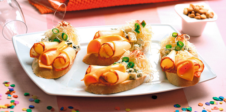 Sýrové chlebíčky