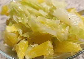 Zelný salát s pomerančem (Hotovo...)