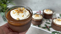 Čokoládové budino s kávovým podtónem