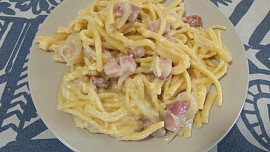 Domácí spaghetti alla carbonara