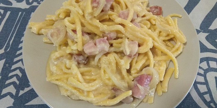 Domácí spaghetti alla carbonara