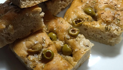 Focaccia bez hnětení