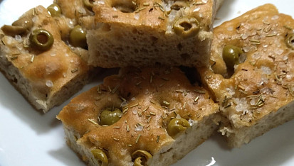 Focaccia bez hnětení