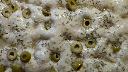 Focaccia bez hnětení
