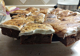 Jablková buchta s tvarohem