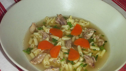 Kuřecí nudlová polévka