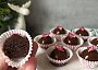 Nepečené sacher kuličky