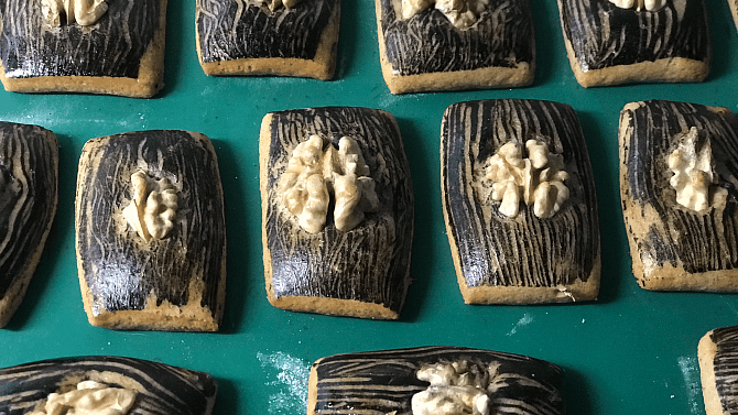 Perníčky ze špaldové mouky, Upečené perníčky