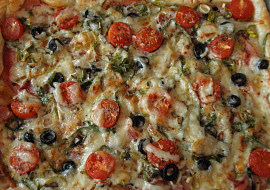 Slaný listový koláč se žampiony (Slaný listový koláč se žampiony)