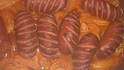 Špekáčky na černém pivu