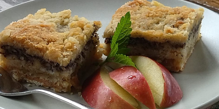 Sypaný jablkový koláč