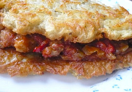 Bramborové placky s ohnivým masem