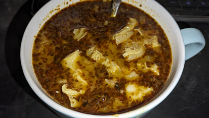 Dršťková svačinová polévka