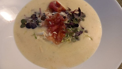 Italská krémová smetanová bramboračka