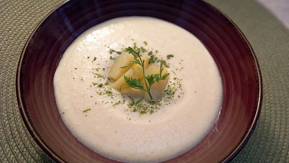 Italská krémová smetanová bramboračka