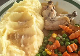 Kuře s bílou  paprikou v  medově hořčičné  šťávě