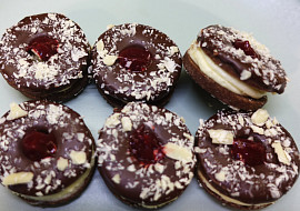 Mandlovo-čokoládová kolečka