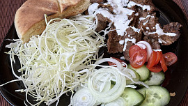 Mleté maso na způsob kebabu