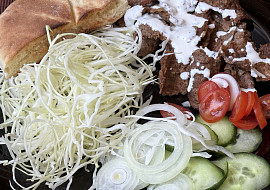 Mleté maso na způsob kebabu