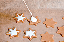 Skořicové hvězdičky s polevou