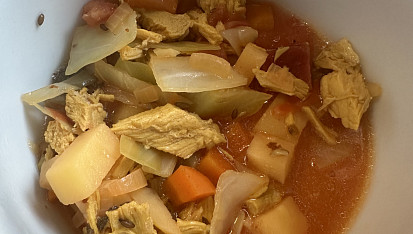 Boršč s mletým masem