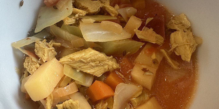 Boršč s mletým masem