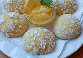 Citronové crinkles z bílé čokolády