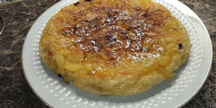 Jablkový koláč z pánve (Koláč z pánve)