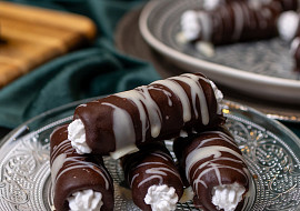 Ořechové nepečené trubičky