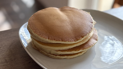 Americké lívance s javorovým sirupem