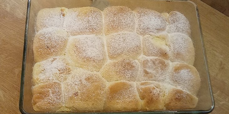 České buchty (Na fotce je část buchet, z jedné várky jsem měla…)